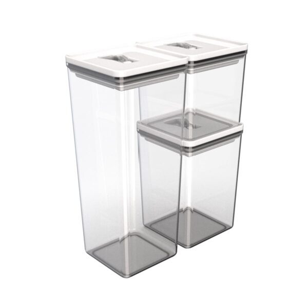 Kit Organizador Hermético Dubai 5,0 L Branco