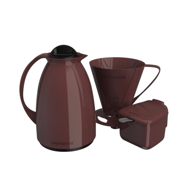 Kit Café Prático Marrom