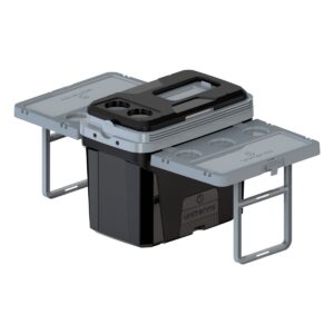 Caixa Térmica Jurerê 20,0 L com 2 abas Preta