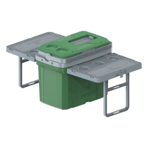 Caixa Térmica Jurerê 20,0 L com 2 abas Verde