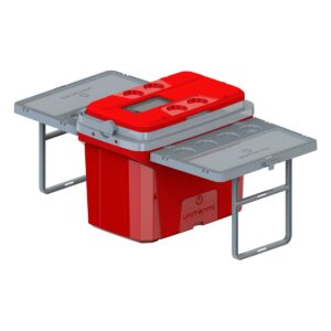 Caixa Térmica Jurerê 36,0 L com 2 abas Vermelha