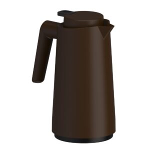 Garrafa Térmica Bule com Gatilho Vercelli 1,0 L Marrom