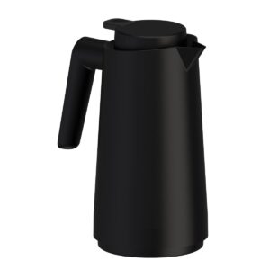 Garrafa Térmica Bule com Gatilho Vercelli 1,0 L Preta