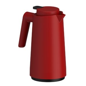 Garrafa Térmica Bule com Gatilho Vercelli 1,0 L Vermelha