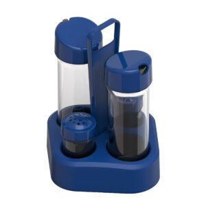 Galheteiro 4 x 1 Azul