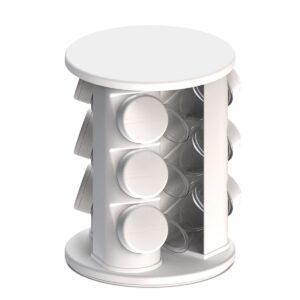 Porta-Condimentos Giratório 9 Potes Branco