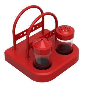 Porta Guardanapo, Palito e Sal Vermelho